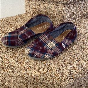 Cozy Plaid Toms